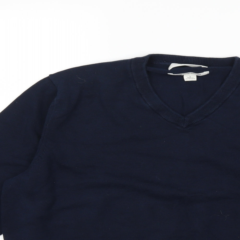 Marks and Spencer Mens Blue  Knit Pullover Jumper Size L