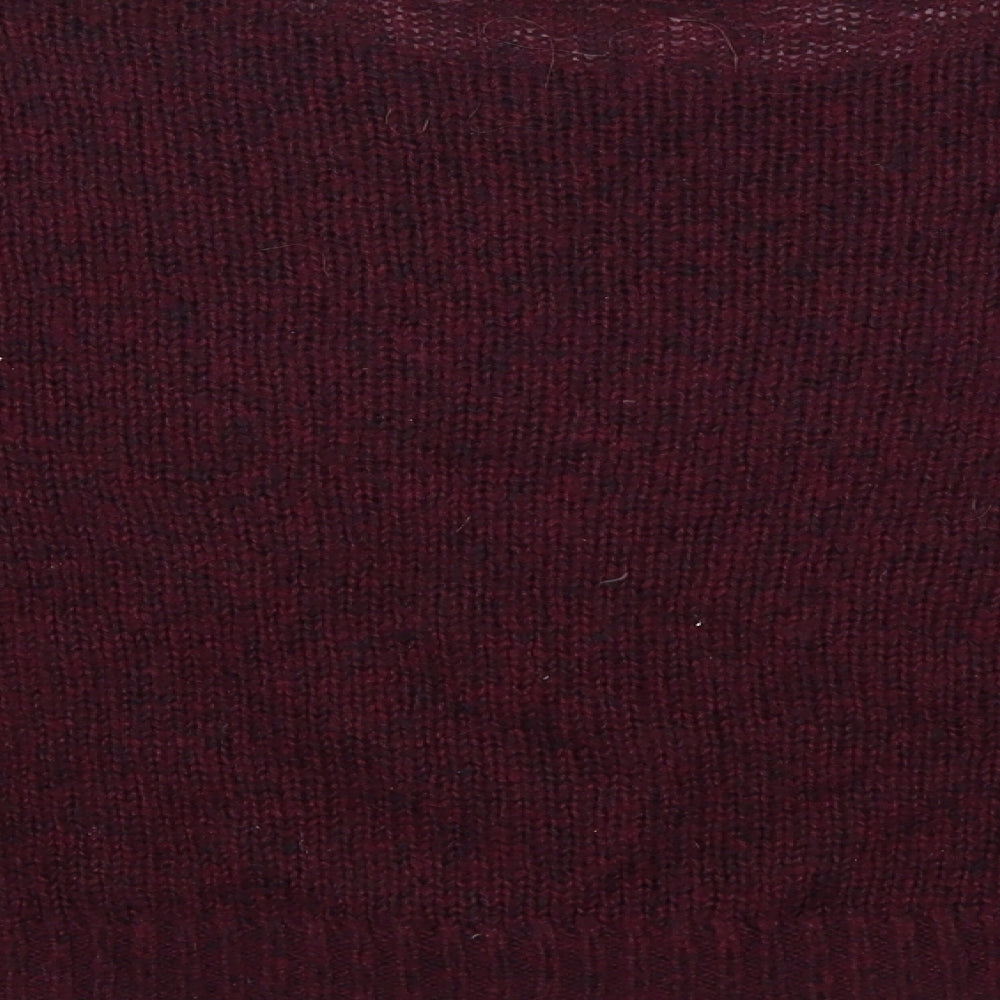 H&M Womens Red  Knit Pullover Jumper Size S
