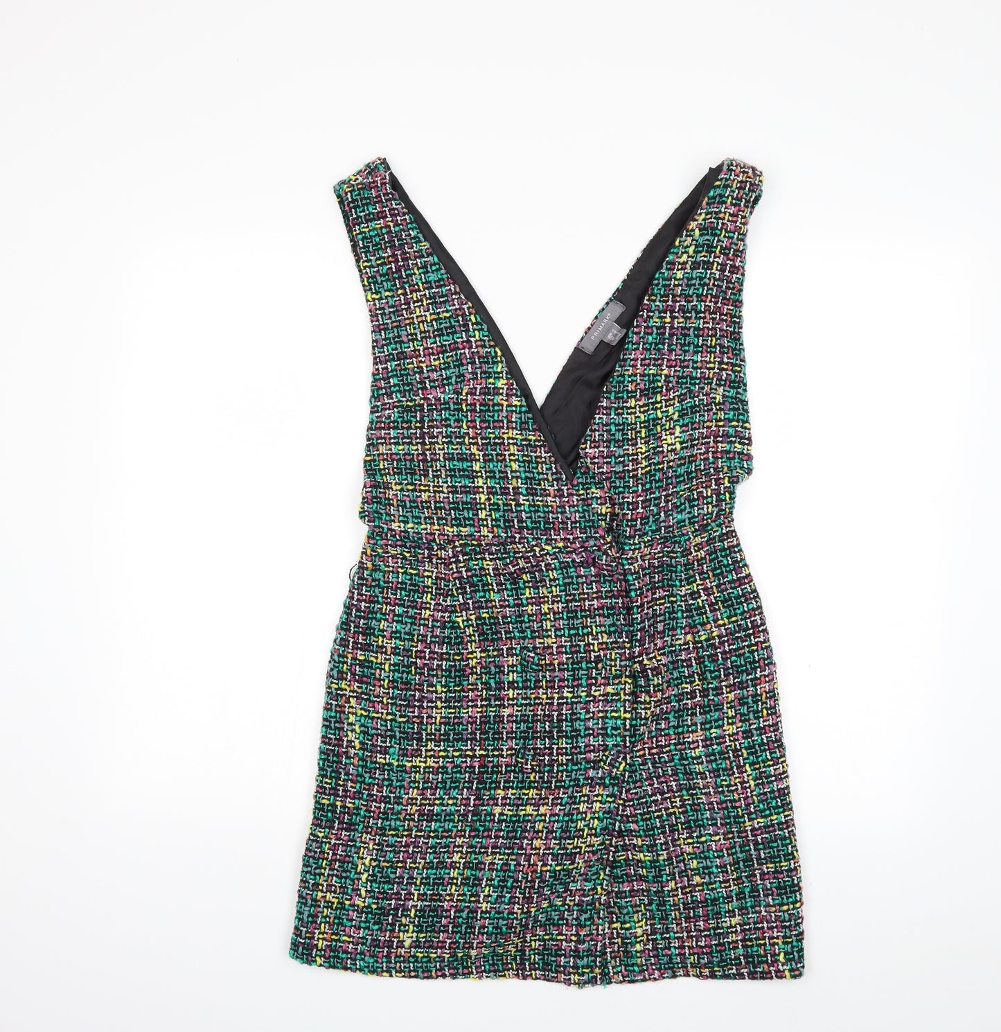 Primark Womens Green   Pinafore/Dungaree Dress  Size 10