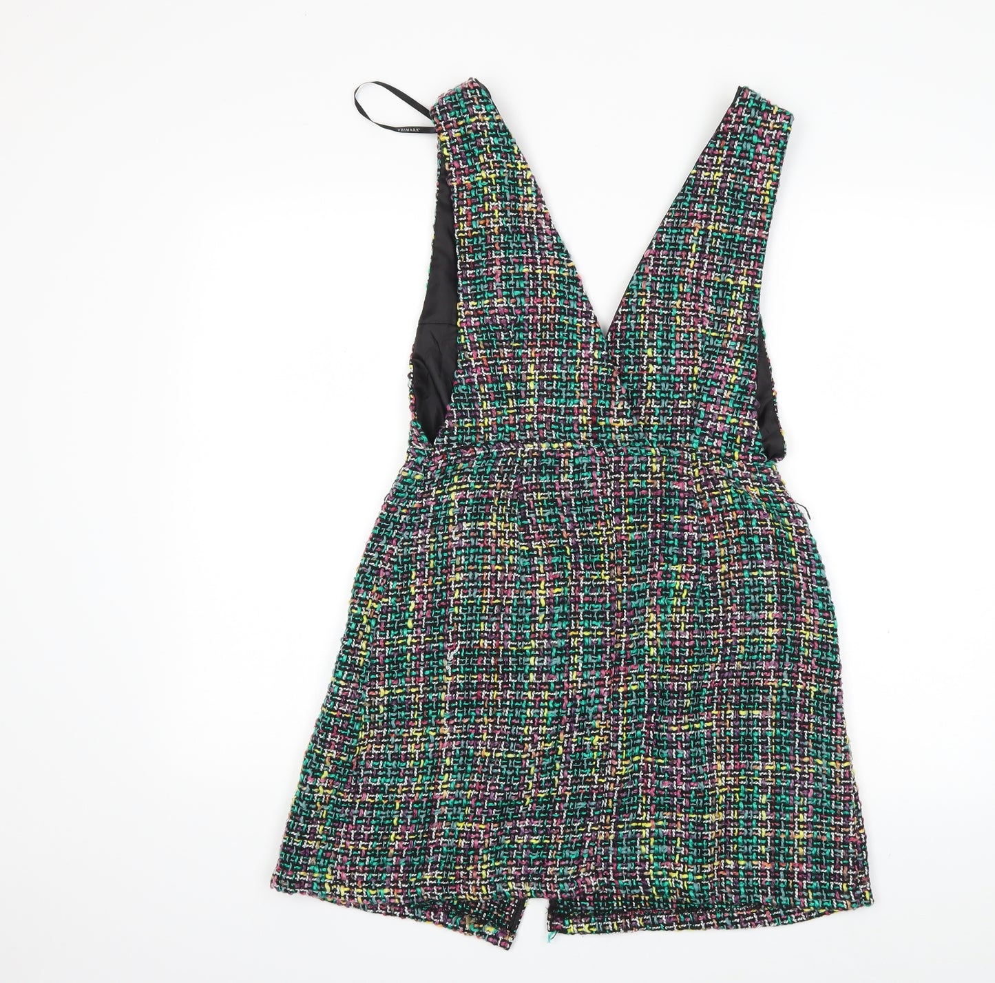 Primark Womens Green   Pinafore/Dungaree Dress  Size 10