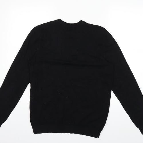 Topshop Mens Black   Pullover Sweatshirt Size S