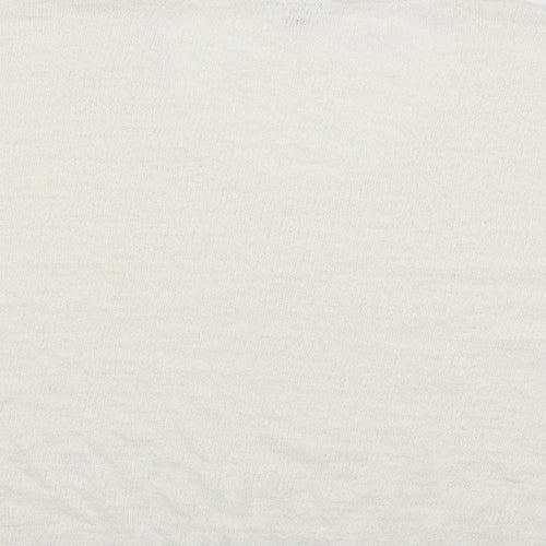 NEXT Womens White  Knit Pullover Jumper Size 18