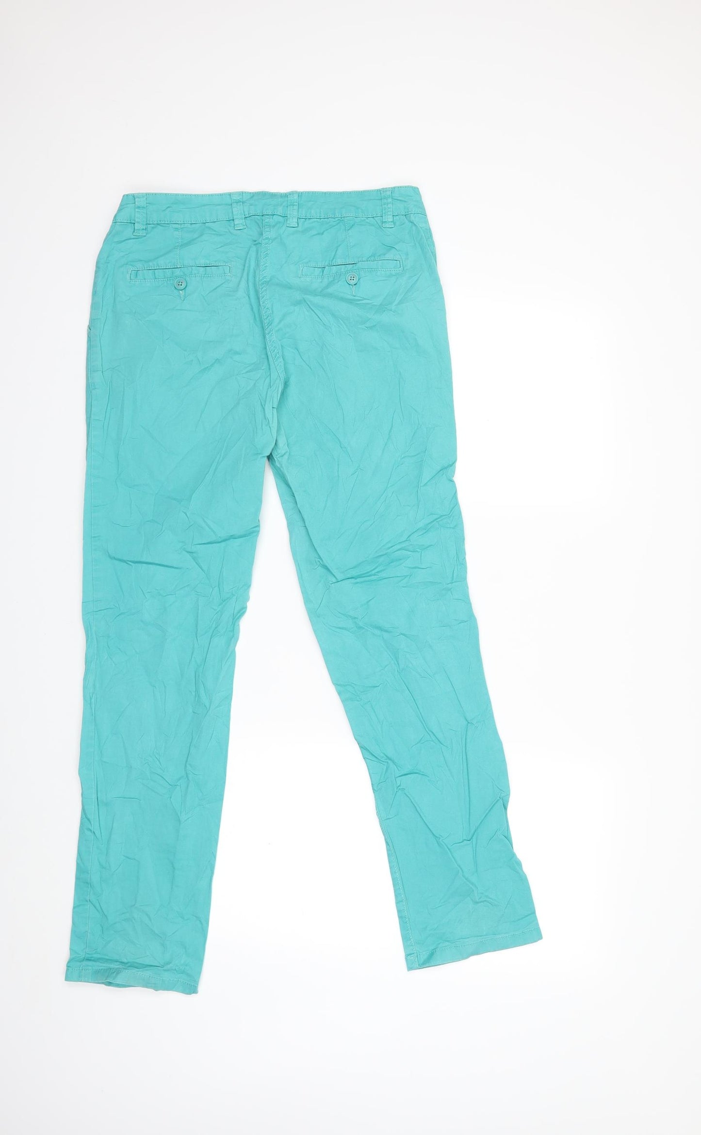 Up Fashion Womens Green   Chino Trousers Size 10 L29 in