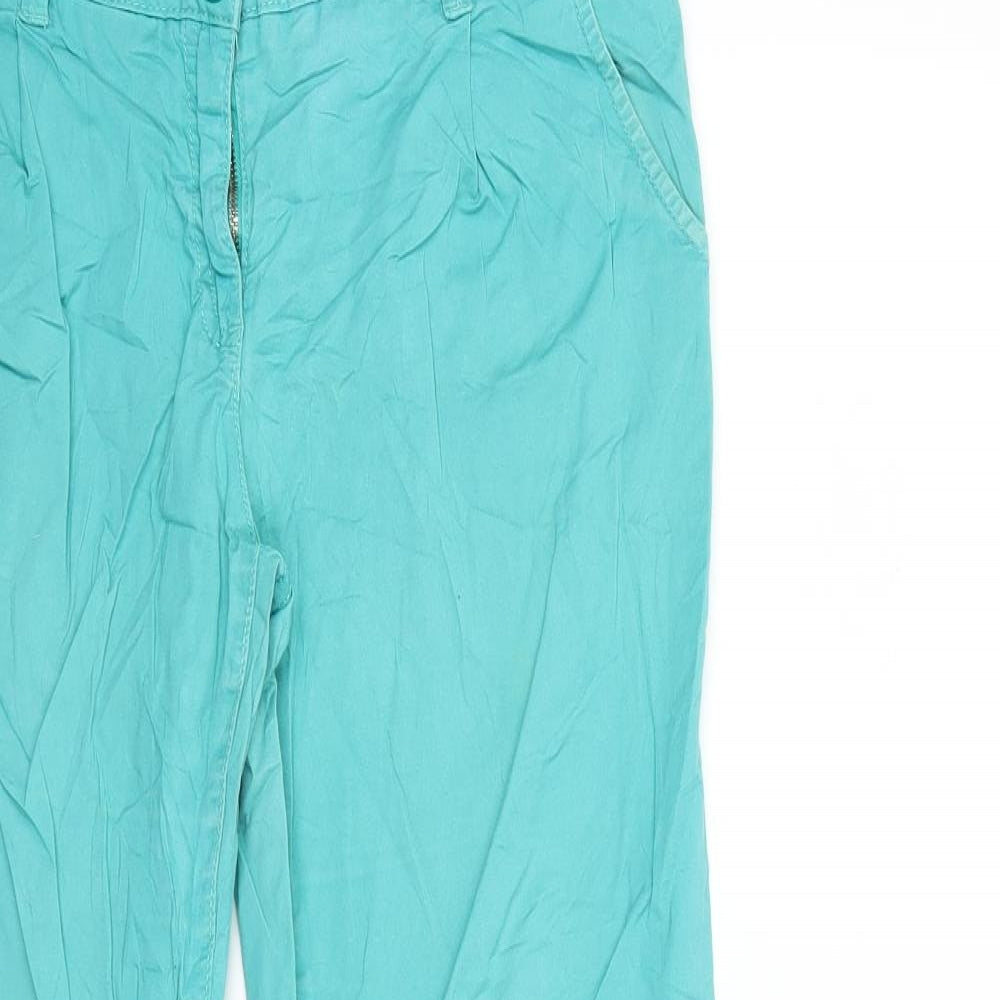 Up Fashion Womens Green   Chino Trousers Size 10 L29 in
