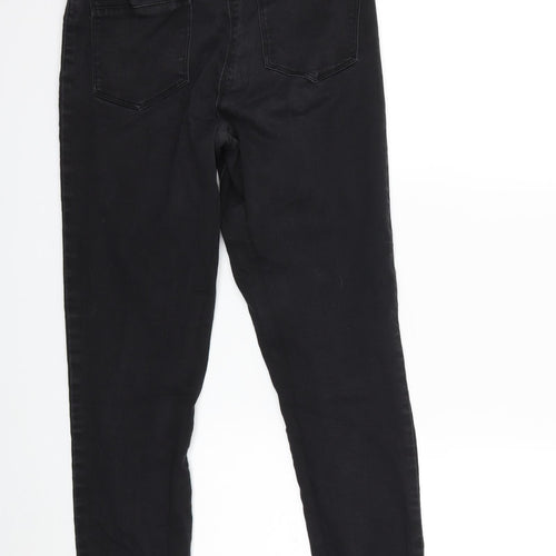 Matalan Womens Black  Denim Skinny Jeans Size 12 L28 in
