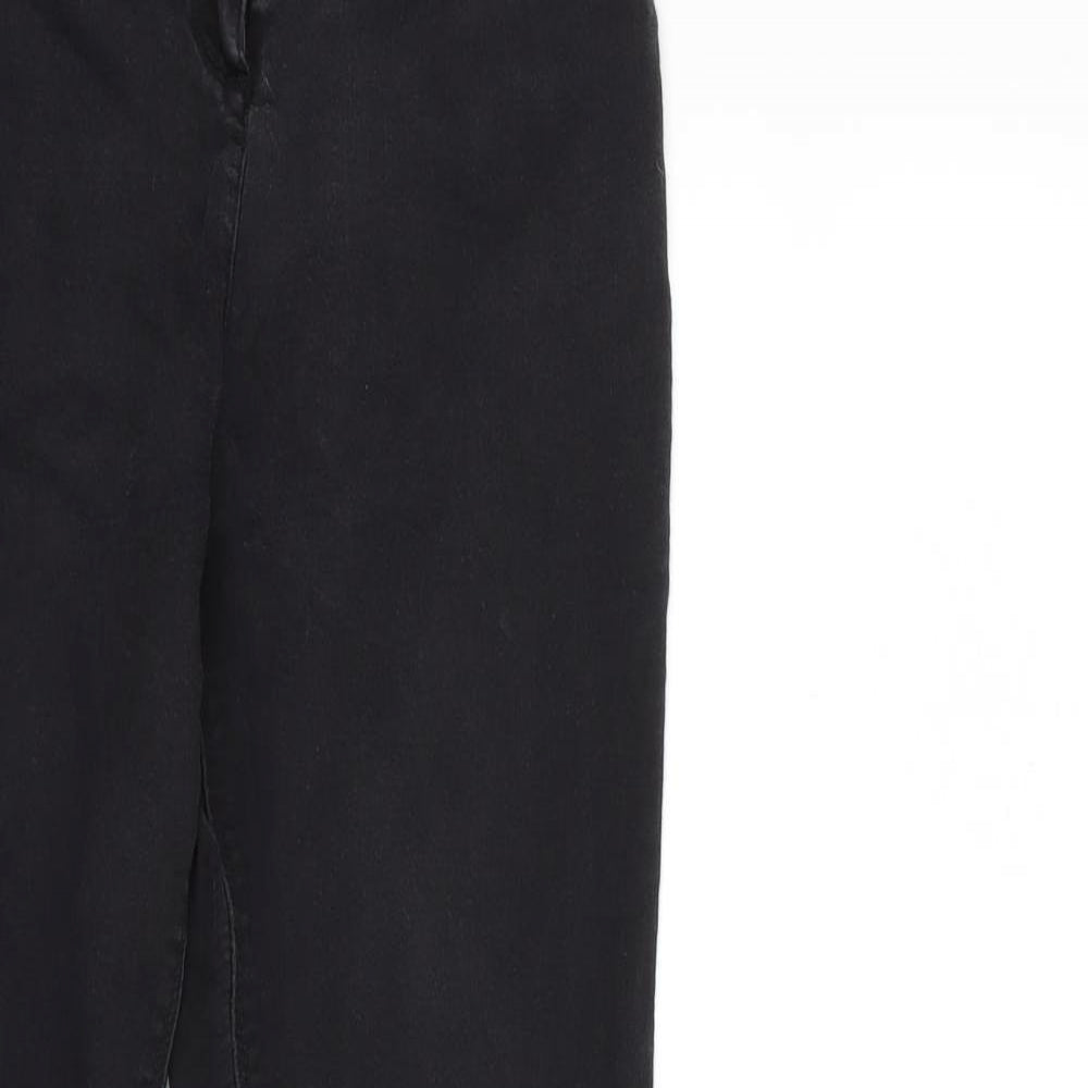 Matalan Womens Black  Denim Skinny Jeans Size 12 L28 in