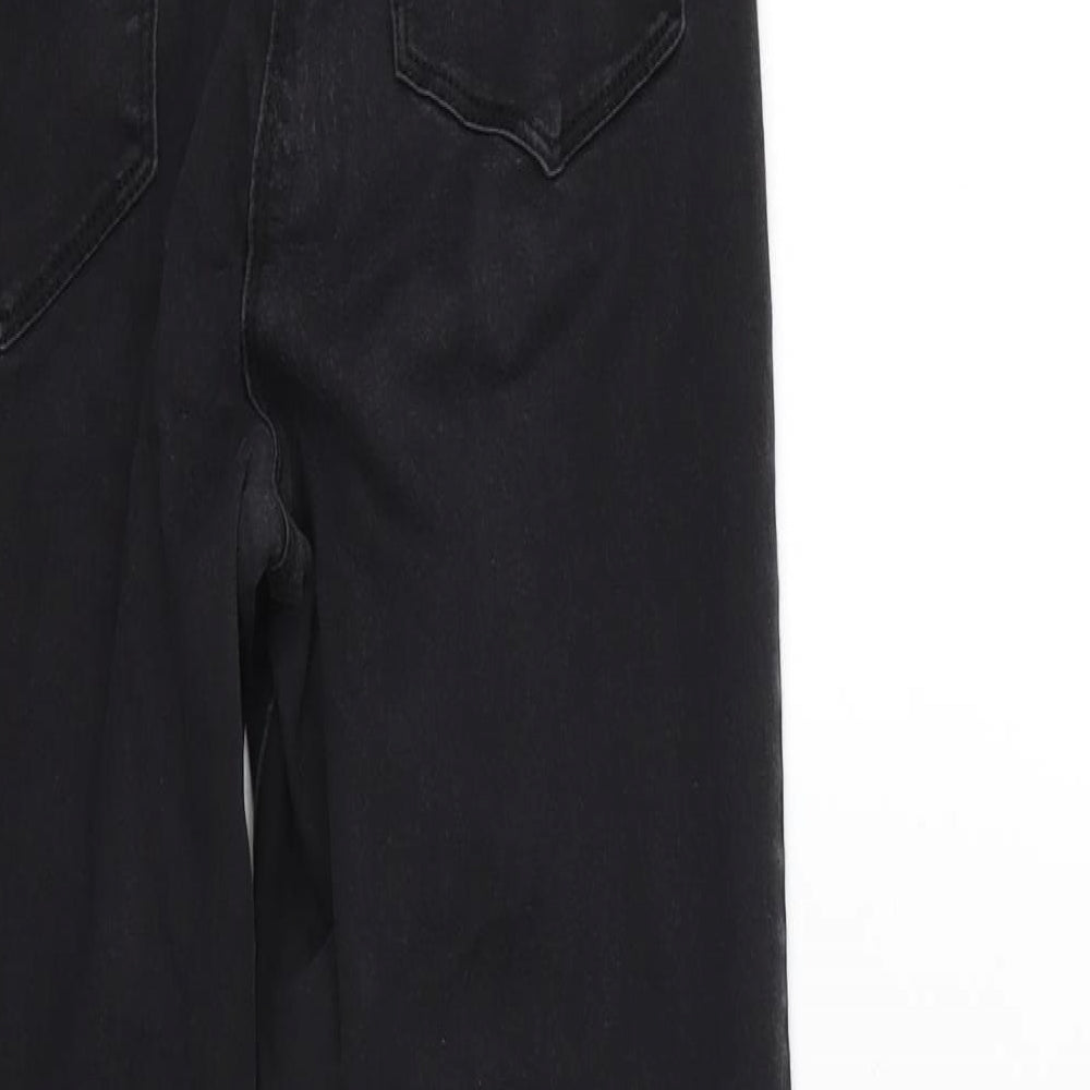 Matalan Womens Black  Denim Skinny Jeans Size 12 L28 in