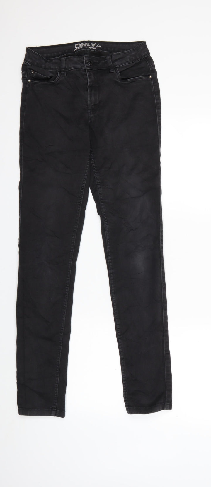 Only Womens Black Denim Skinny Jeans Size 28 in L30 in