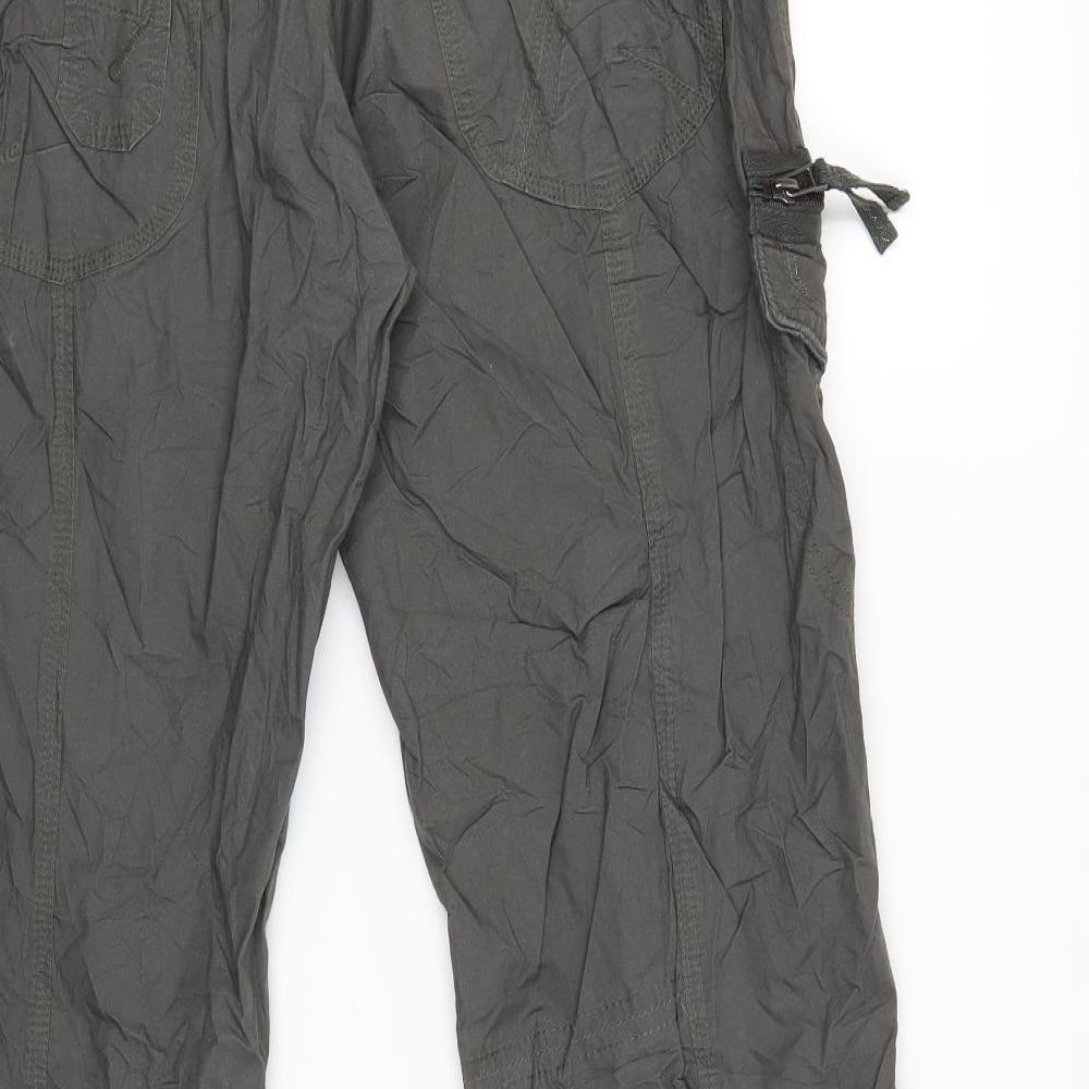 Preworn Womens Green   Cargo Trousers Size 12 L27 in