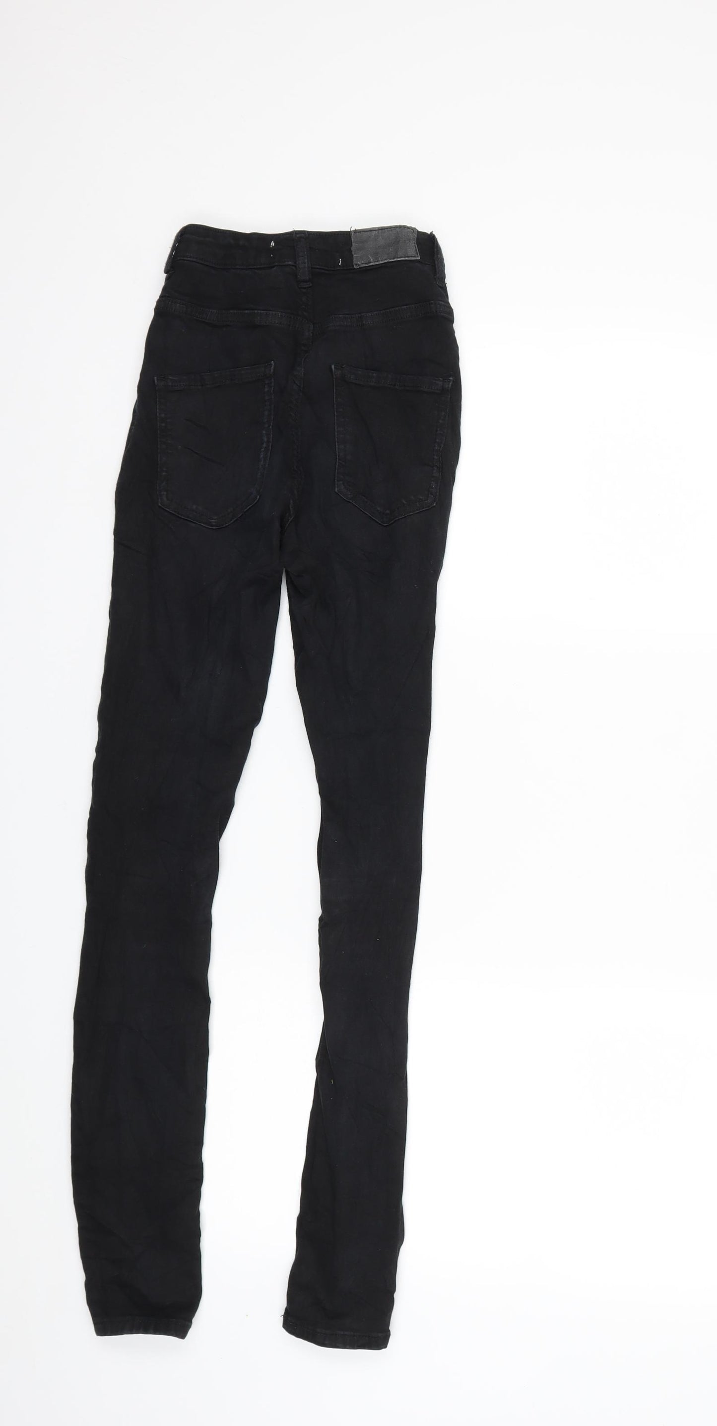 Preworn Womens Black  Denim Skinny Jeans Size XS L27 in