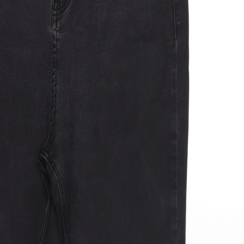 TU Womens Black  Denim Skinny Jeans Size 16 L27 in
