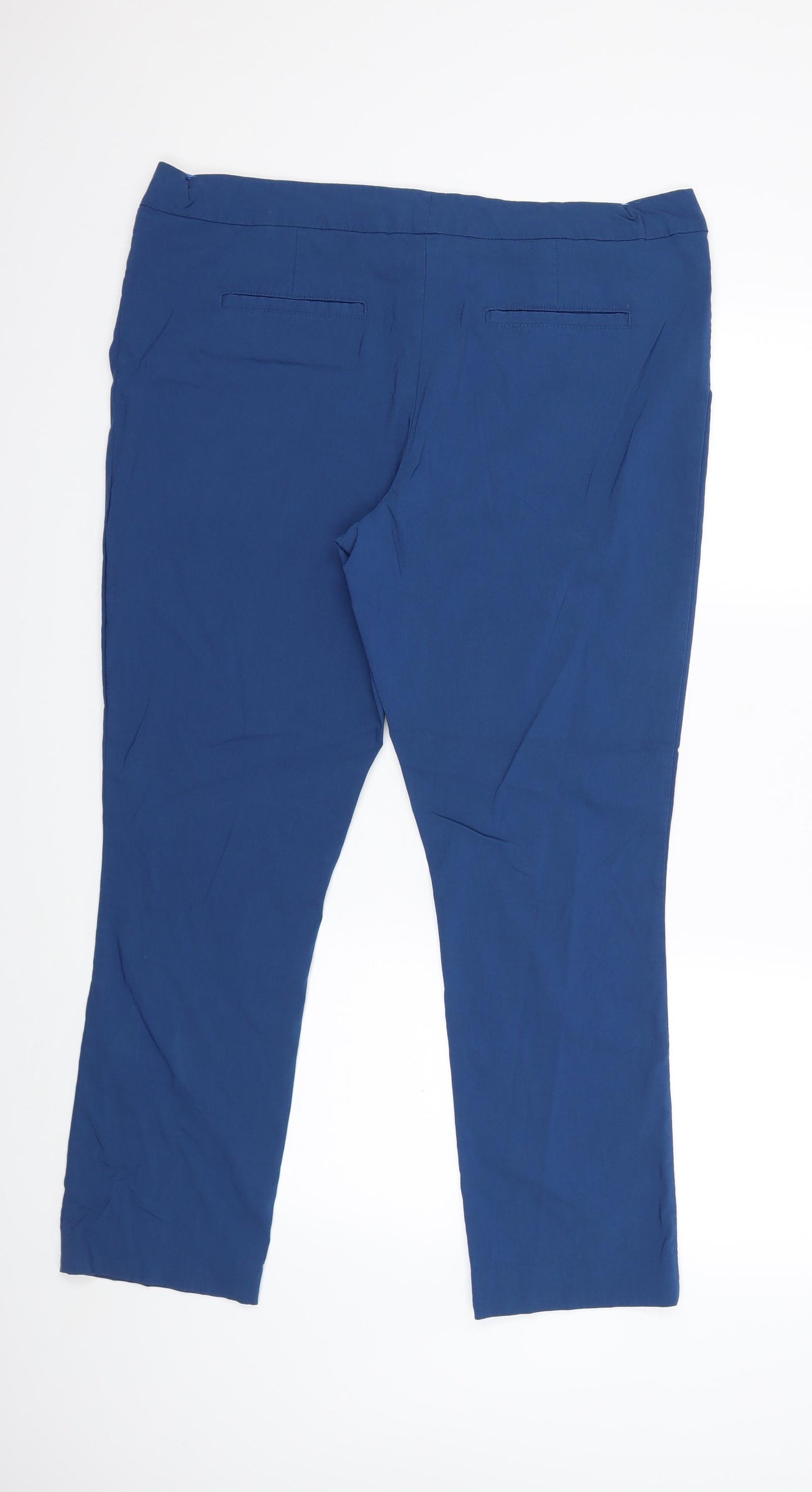 Papaya Womens Blue   Trousers  Size 20 L27 in