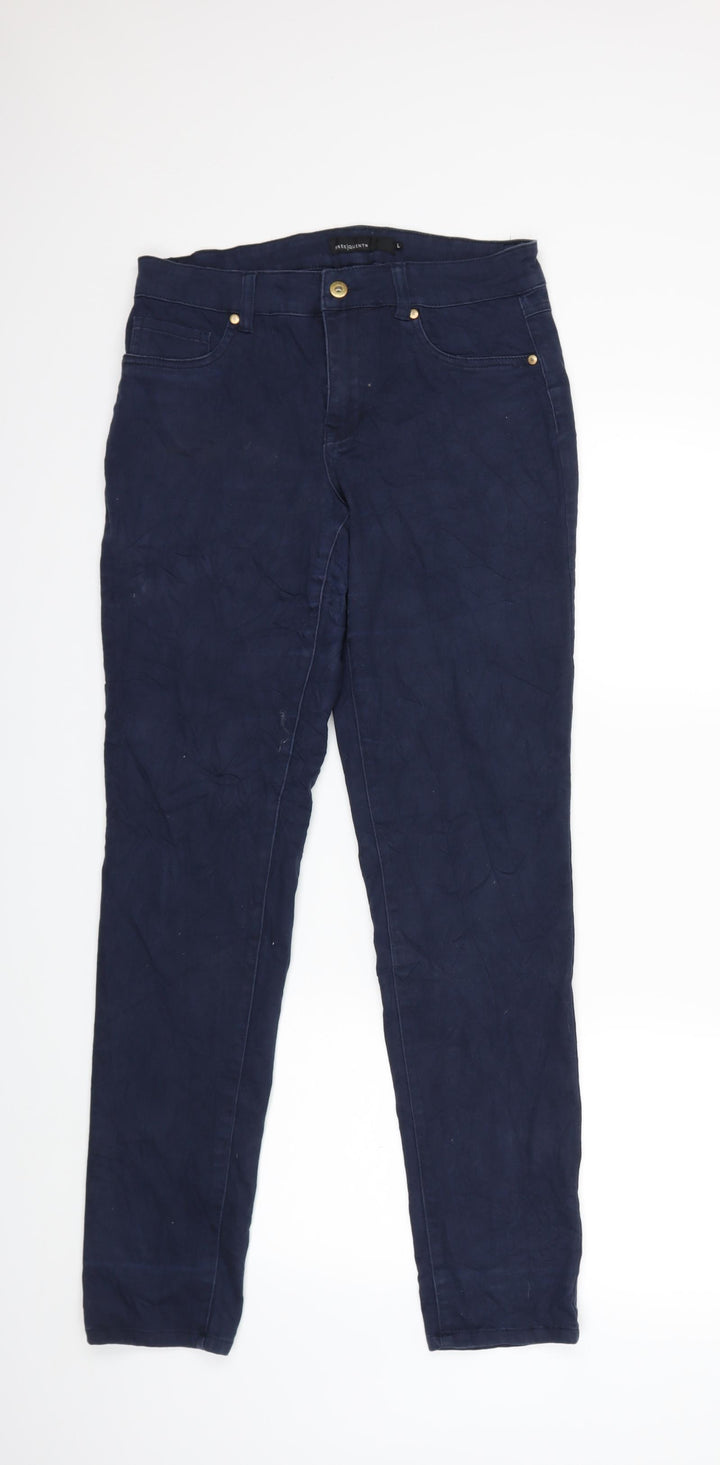 frequent Womens Blue  Denim Skinny Jeans Size L L31 in