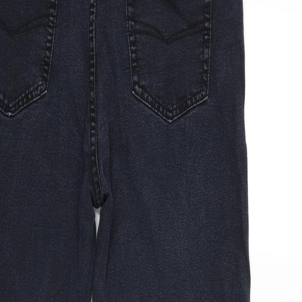 Cotton Traders Womens Blue  Denim Straight Jeans Size 36 in L26 in