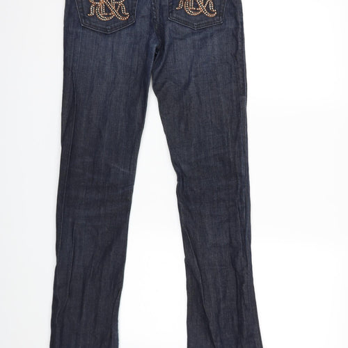 Rock & Republic Womens Blue  Denim Straight Jeans Size 25 in L30 in