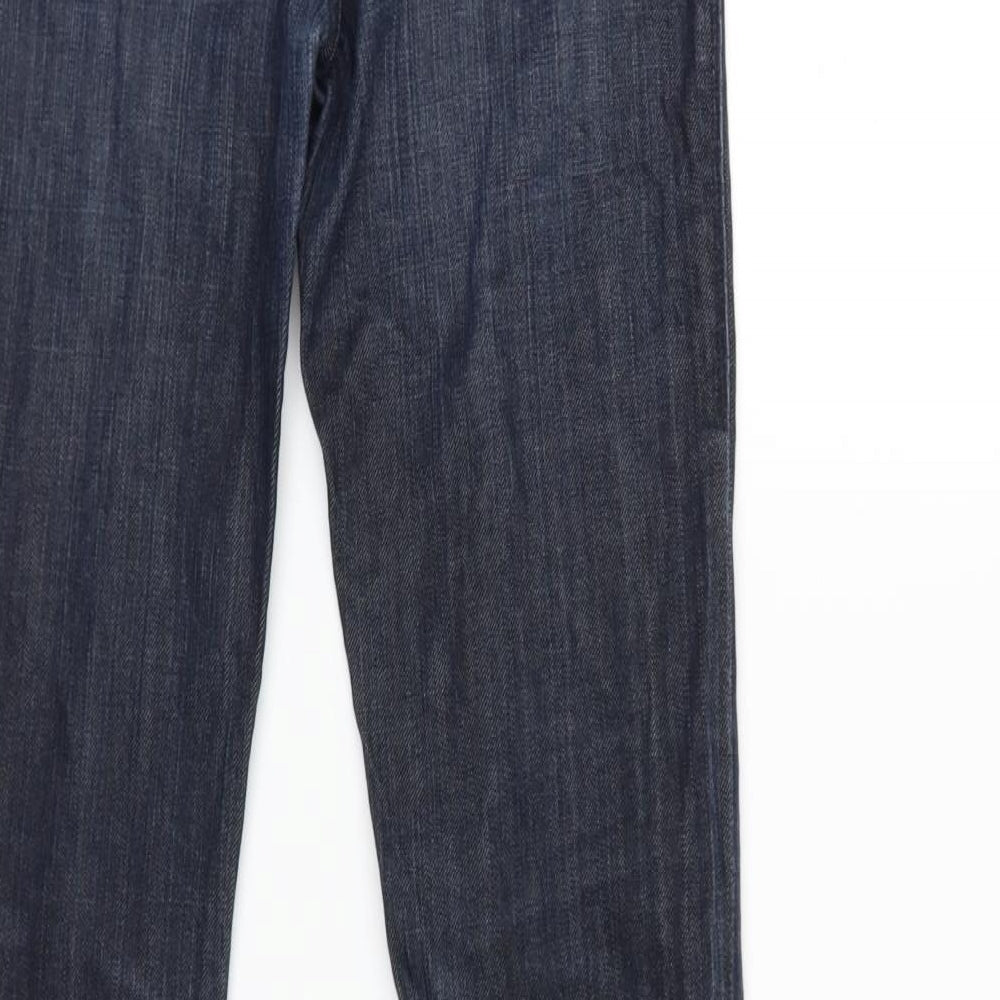 Rock & Republic Womens Blue  Denim Straight Jeans Size 25 in L30 in