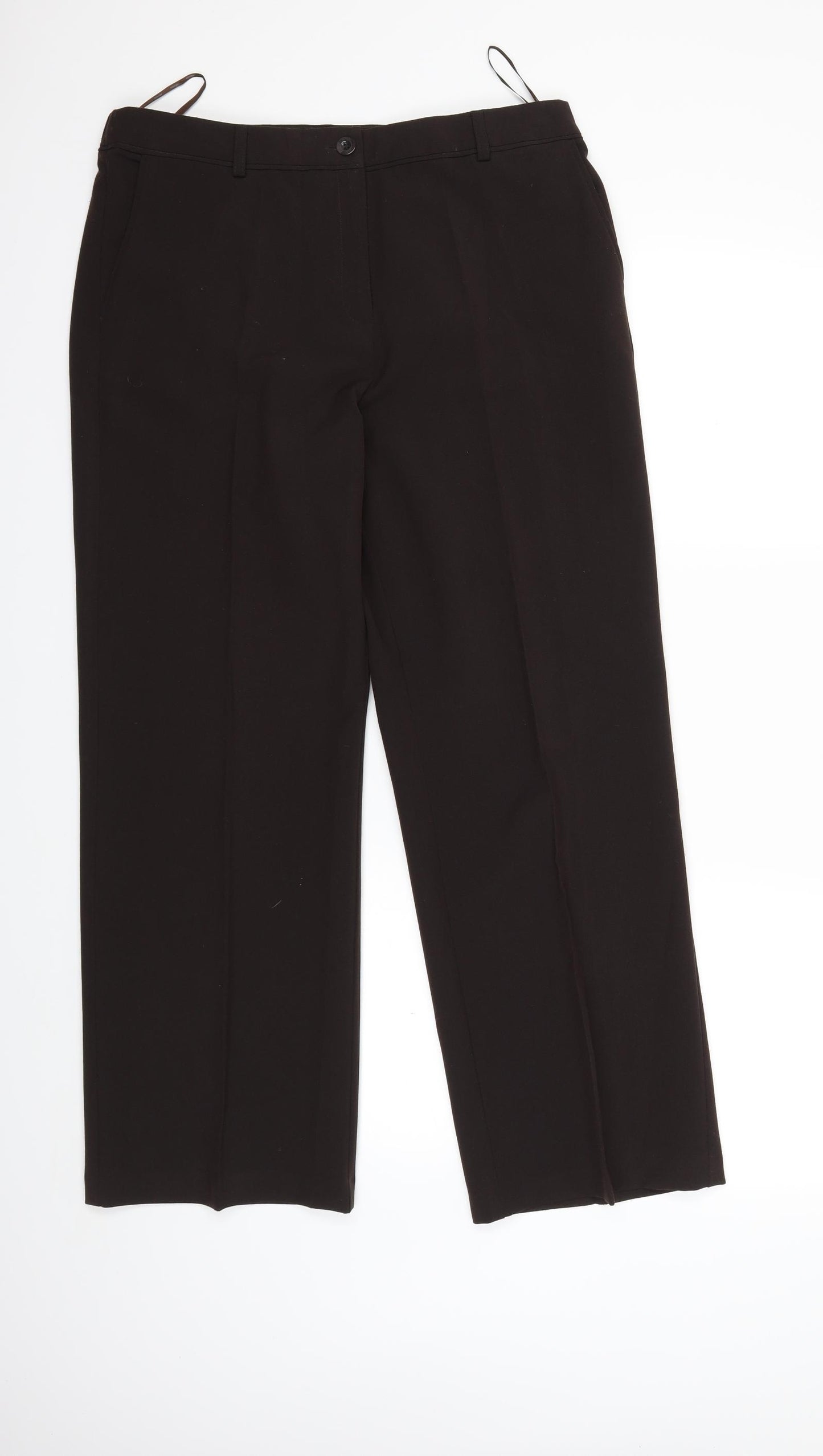 Maine Womens Brown   Trousers  Size 14 L27 in