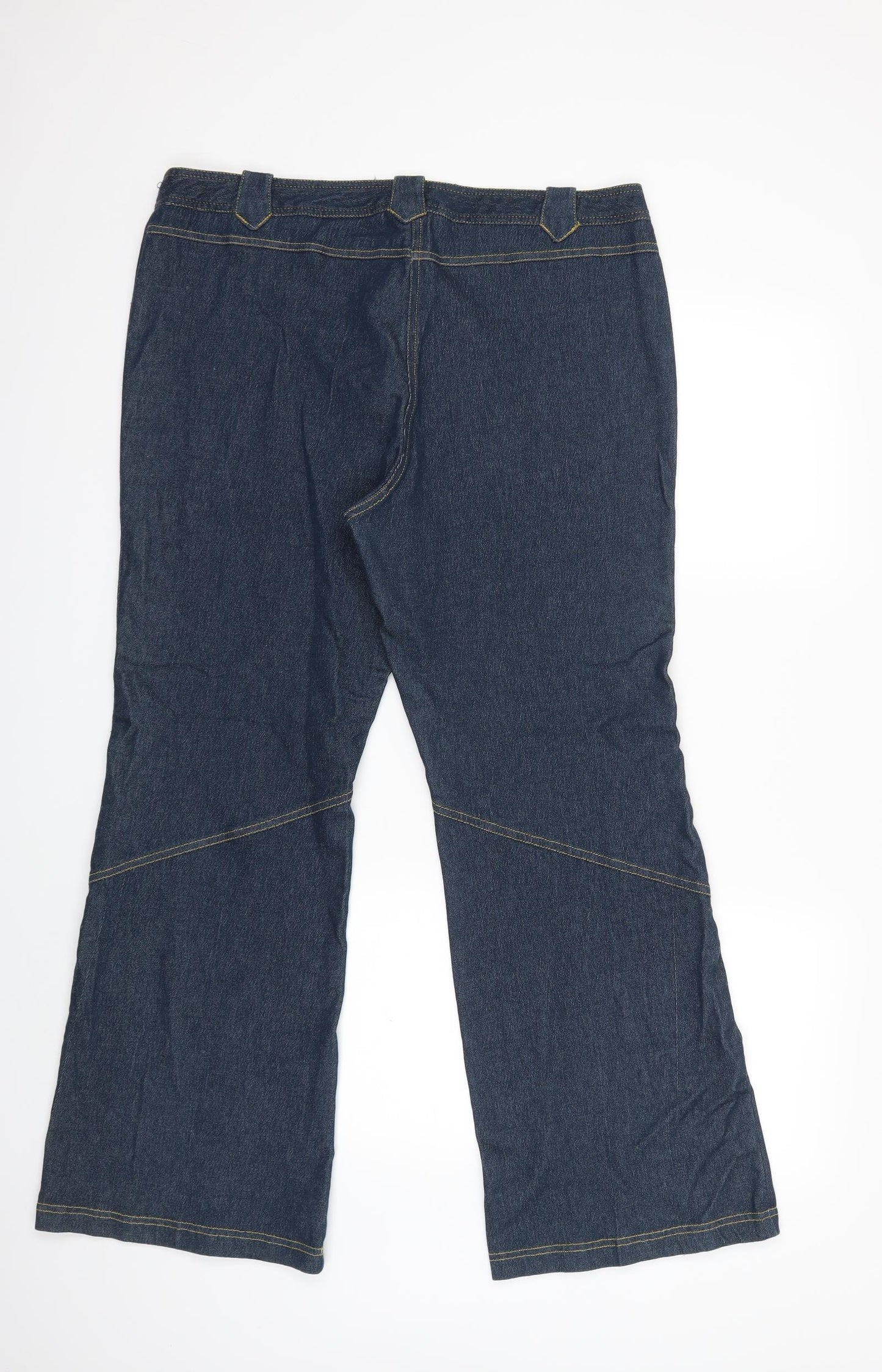 Preworn Womens Blue  Denim Flared Jeans Size 20 L29 in