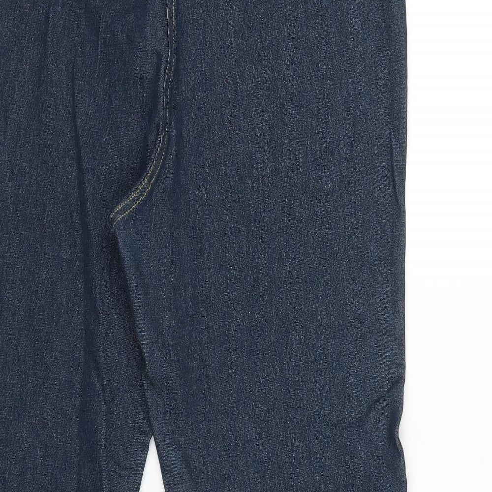 Preworn Womens Blue  Denim Flared Jeans Size 20 L29 in