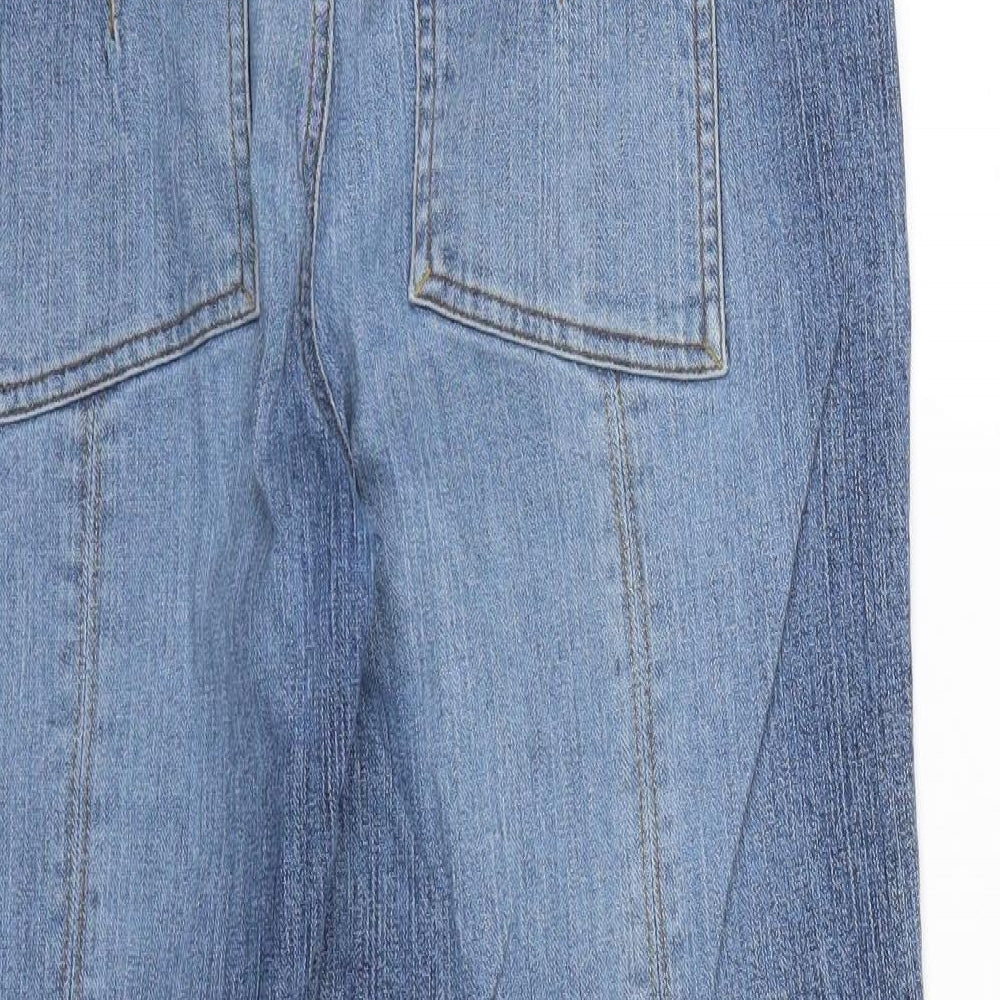 Motto Womens Blue  Denim Cropped Jeans Size 36 in L21 in