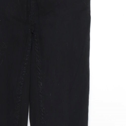 Fat Face Womens Black  Denim Skinny Jeans Size 8 L27 in