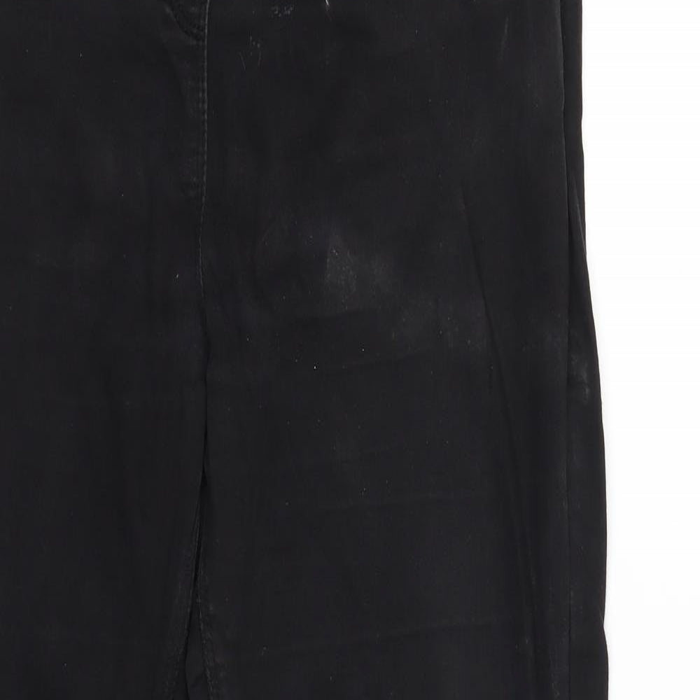 George Womens Black  Denim Jegging Jeans Size 14 L27 in