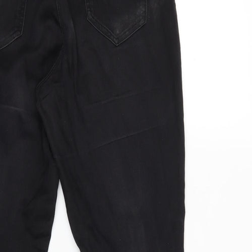 George Womens Black  Denim Jegging Jeans Size 14 L27 in