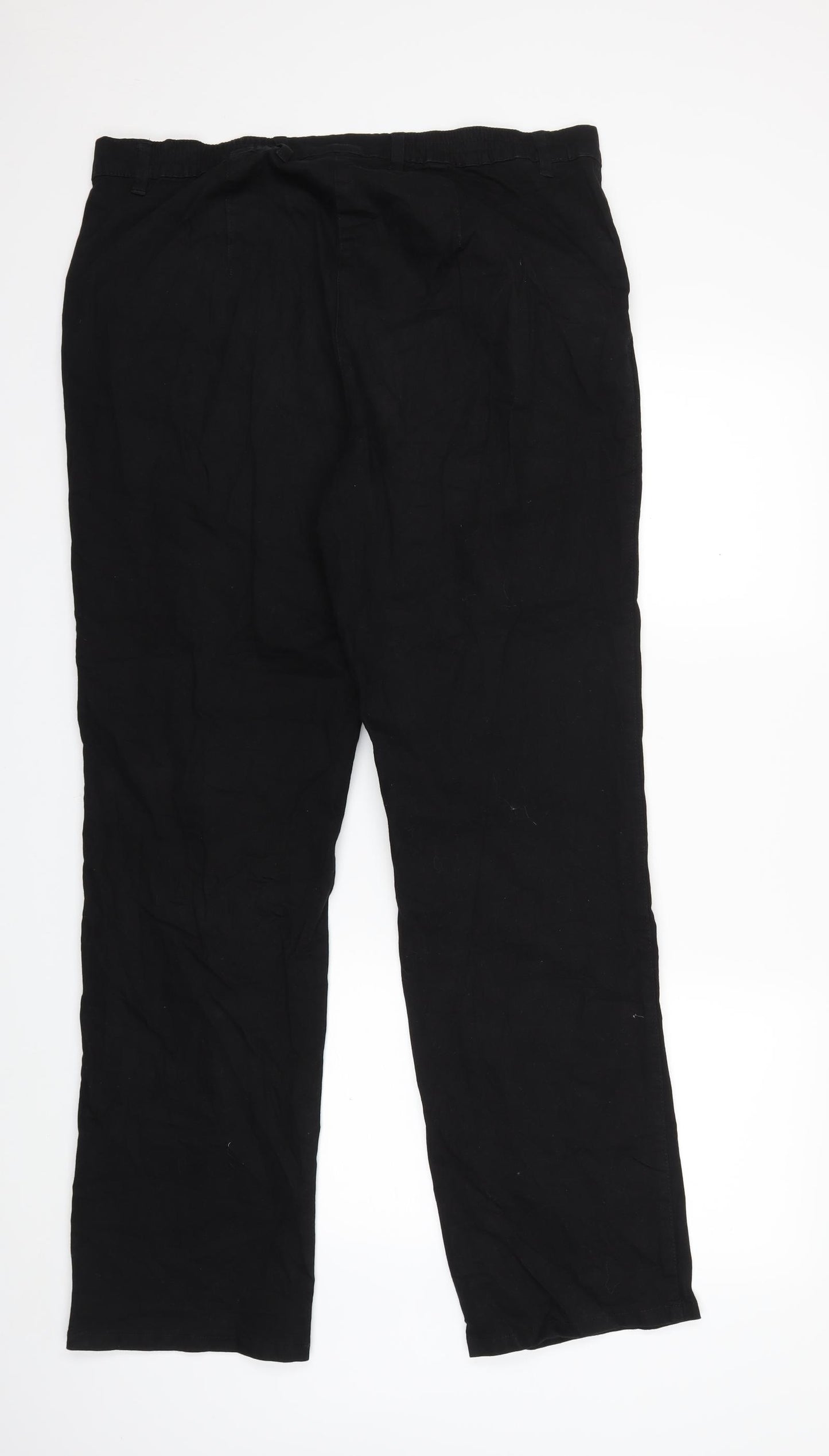 villa peoples Womens Black  Denim Straight Jeans Size 18 L31 in