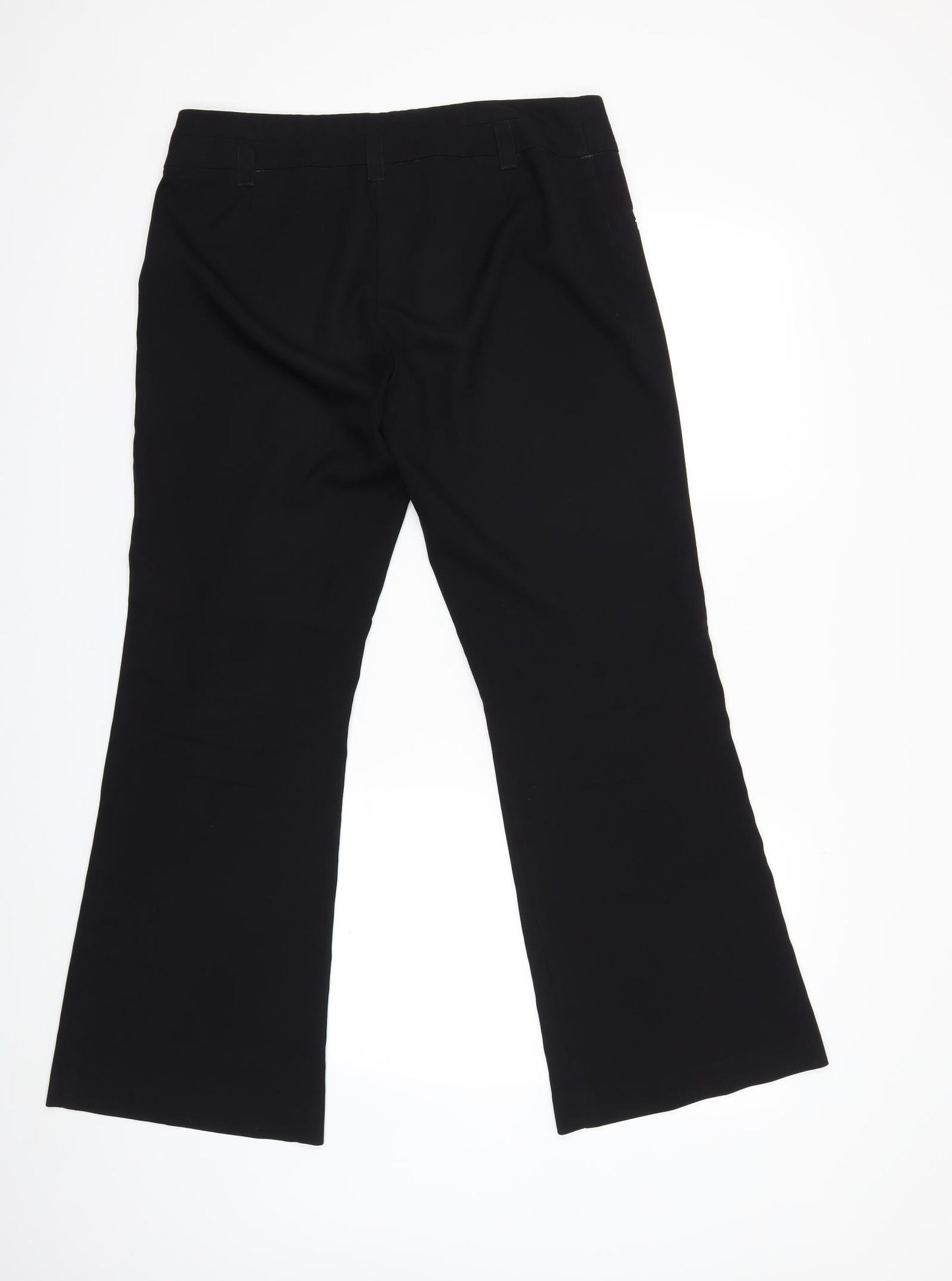 New Look Womens Black   Trousers  Size 12 L28 in