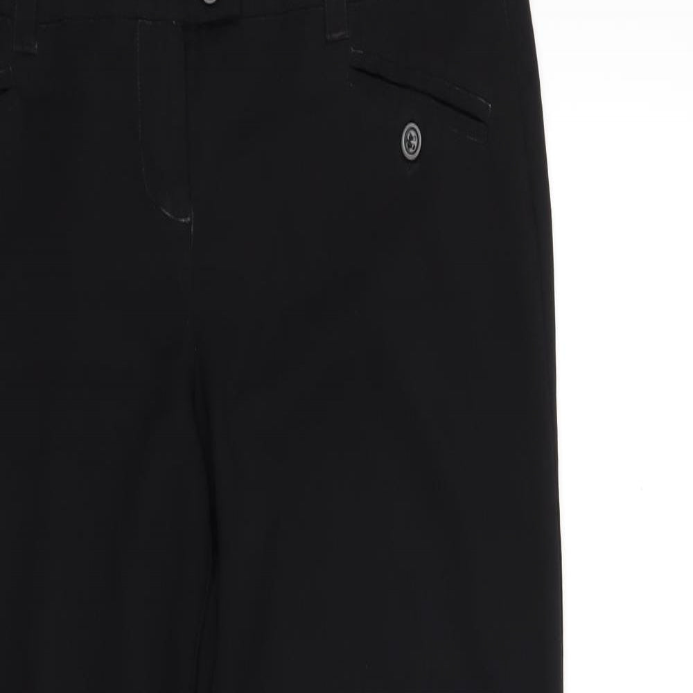 New Look Womens Black   Trousers  Size 12 L28 in