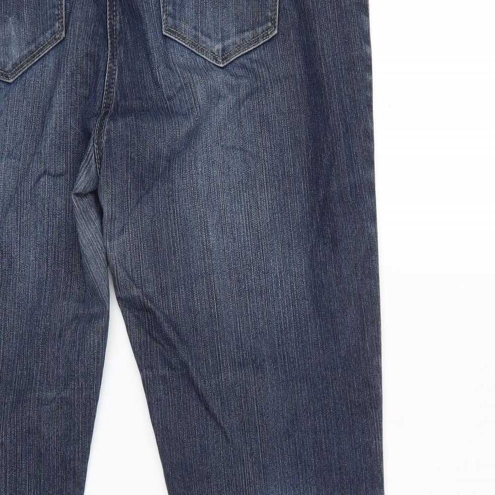 TU Womens Blue  Denim Skinny Jeans Size 16 L29 in