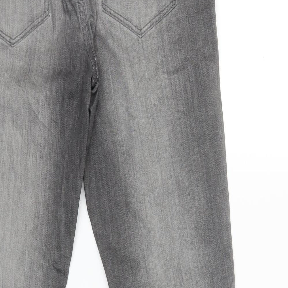 Preworn Womens Grey  Denim Skinny Jeans Size 30 in L29 in