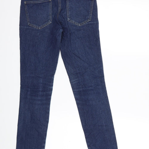 Preworn Womens Blue  Denim Skinny Jeans Size 26 in L30 in