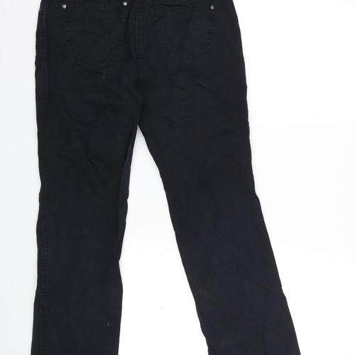 BRAX Womens Black   Straight Jeans Size 12 L29 in