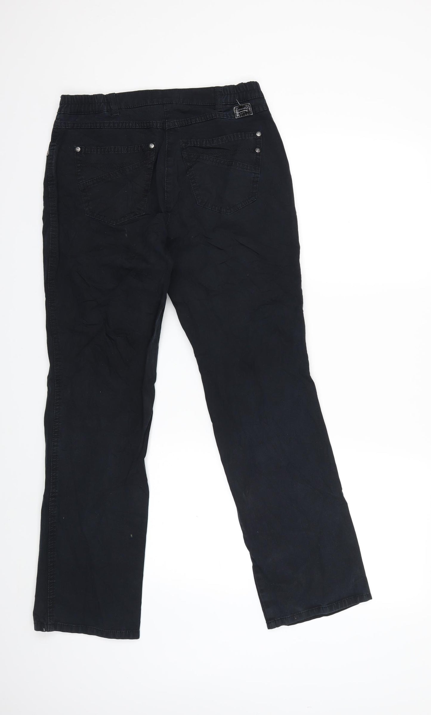 BRAX Womens Black   Straight Jeans Size 12 L29 in