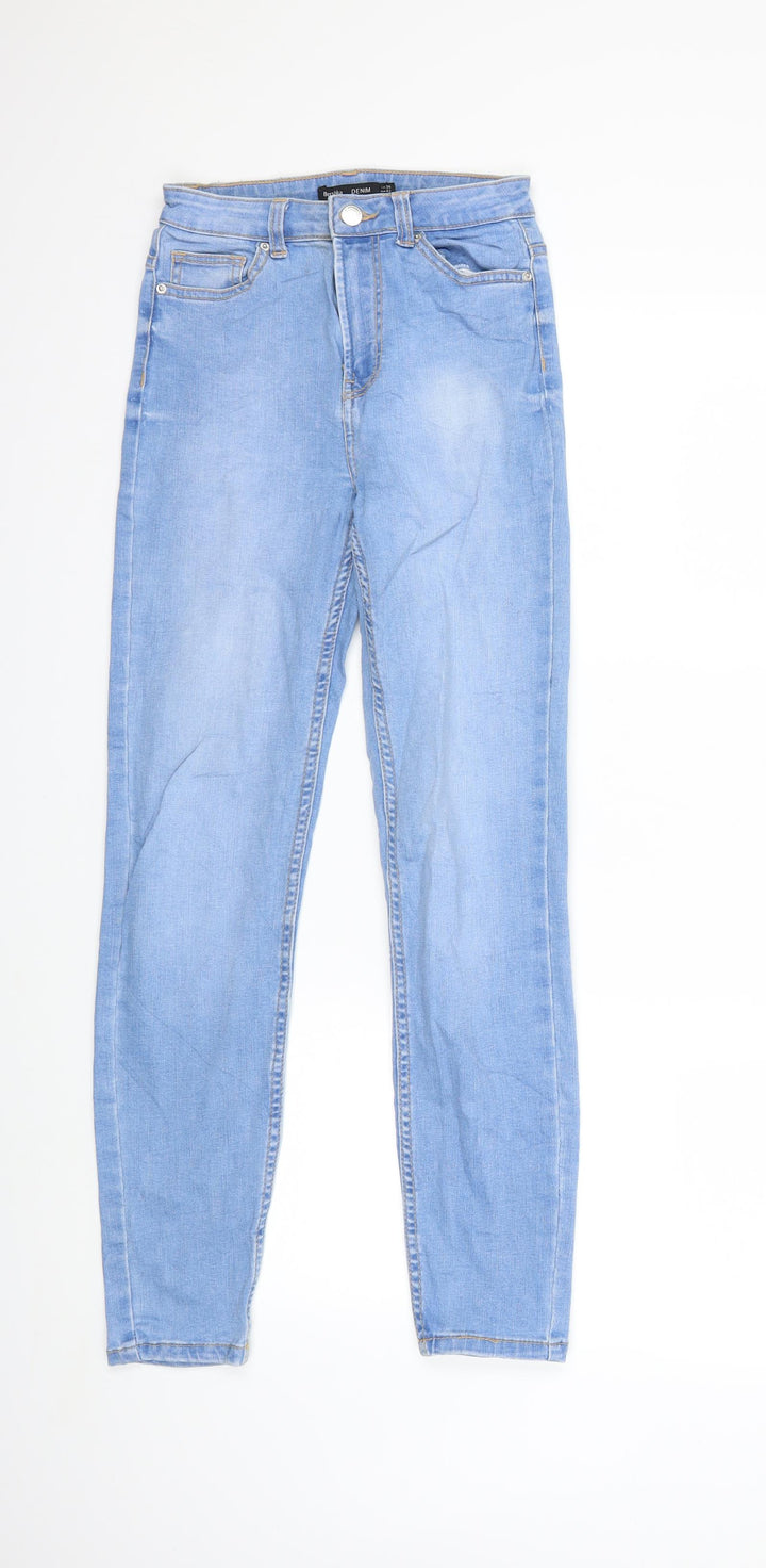 bonprix Womens Blue  Denim Skinny Jeans Size 6 L27 in