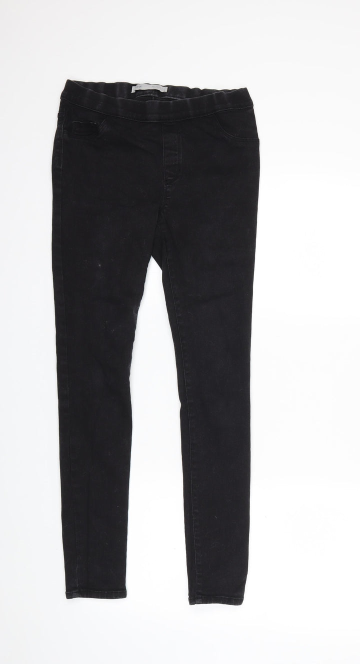 George Womens Black Denim Skinny Jeans Size 10 L28 in