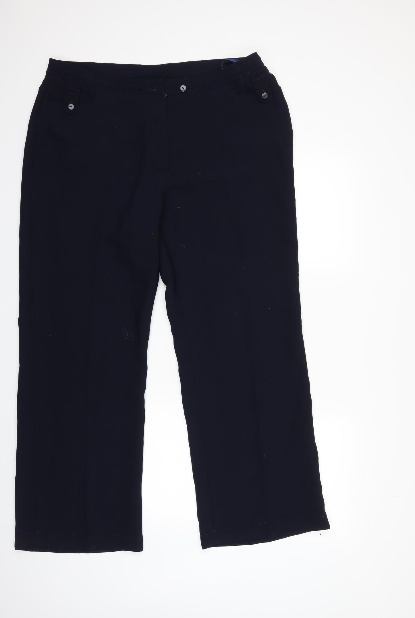 David Emanuel Womens Blue   Trousers  Size 18 L29 in