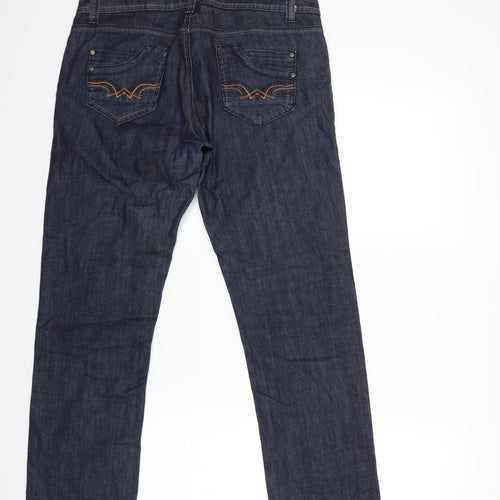 moi Mens Blue  Denim Straight Jeans Size 40 in L32 in