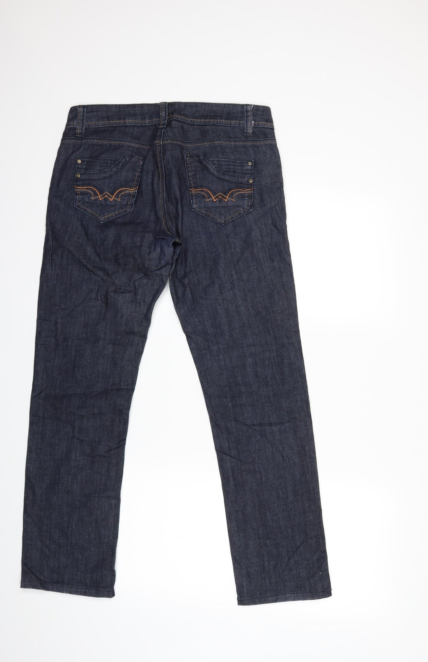 moi Mens Blue  Denim Straight Jeans Size 40 in L32 in