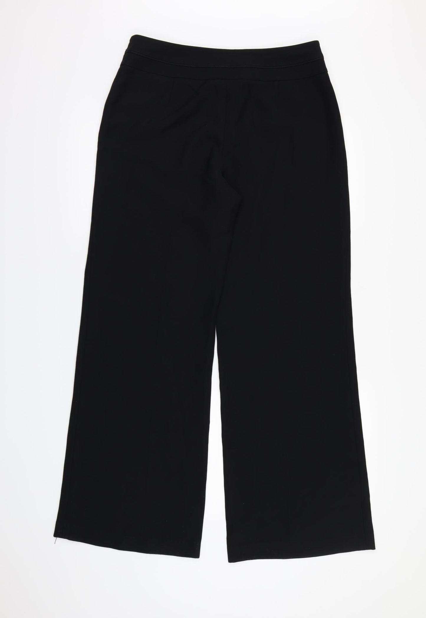 NEXT Womens Black  Rayon Dress Pants Trousers Size 12 L30 in