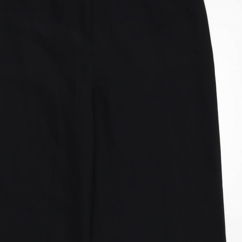 NEXT Womens Black  Rayon Dress Pants Trousers Size 12 L30 in