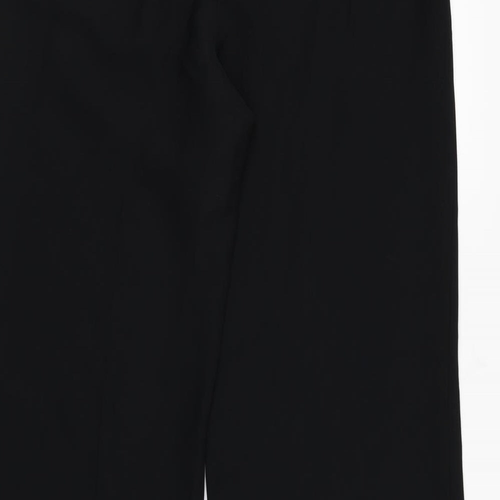 NEXT Womens Black  Rayon Dress Pants Trousers Size 12 L30 in