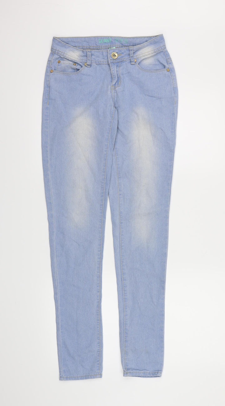 Denim co Womens Blue  Denim Straight Jeans Size 6 L30 in