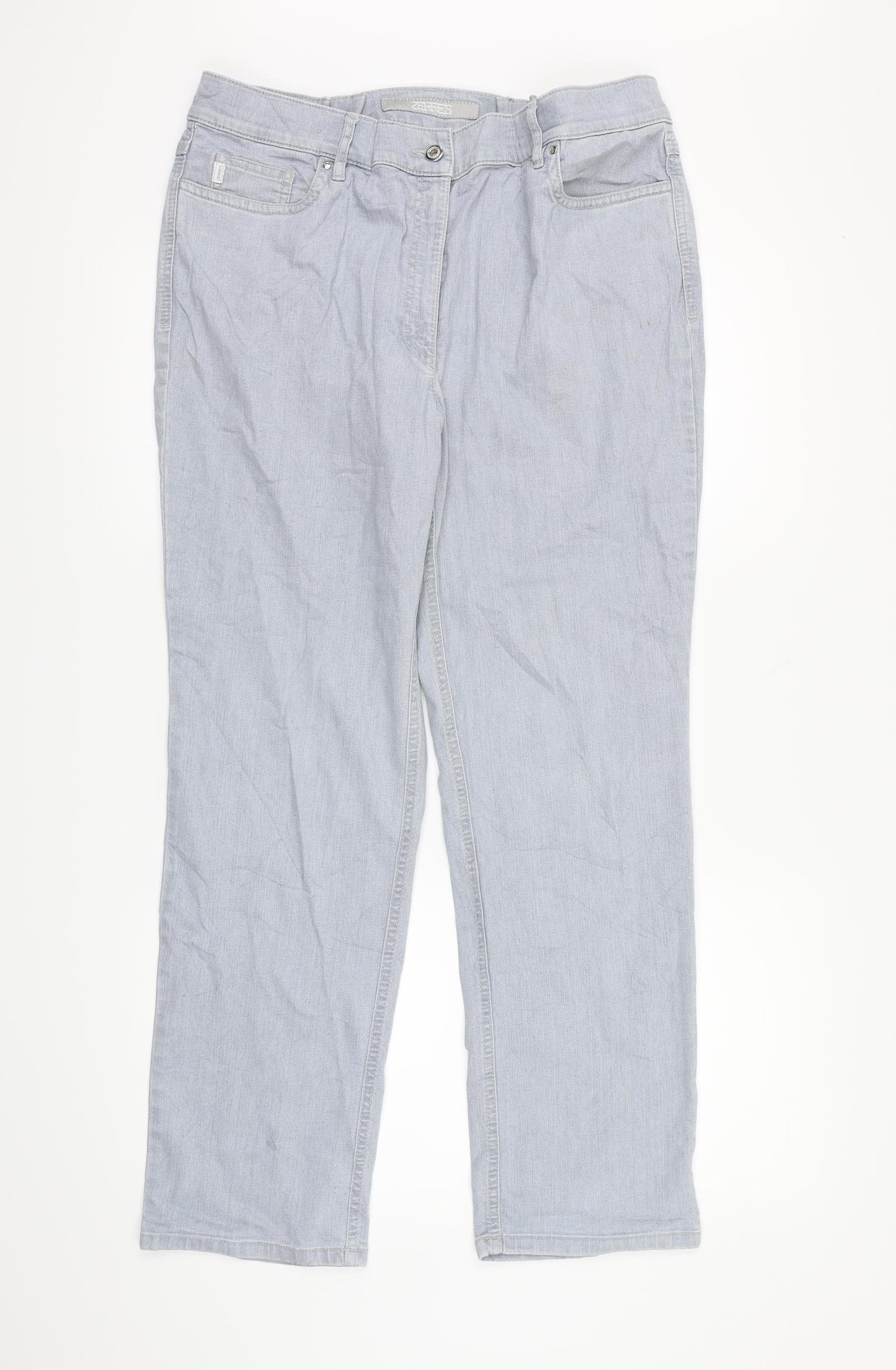 ZERRES Womens Blue  Denim Straight Jeans Size 20 L27 in