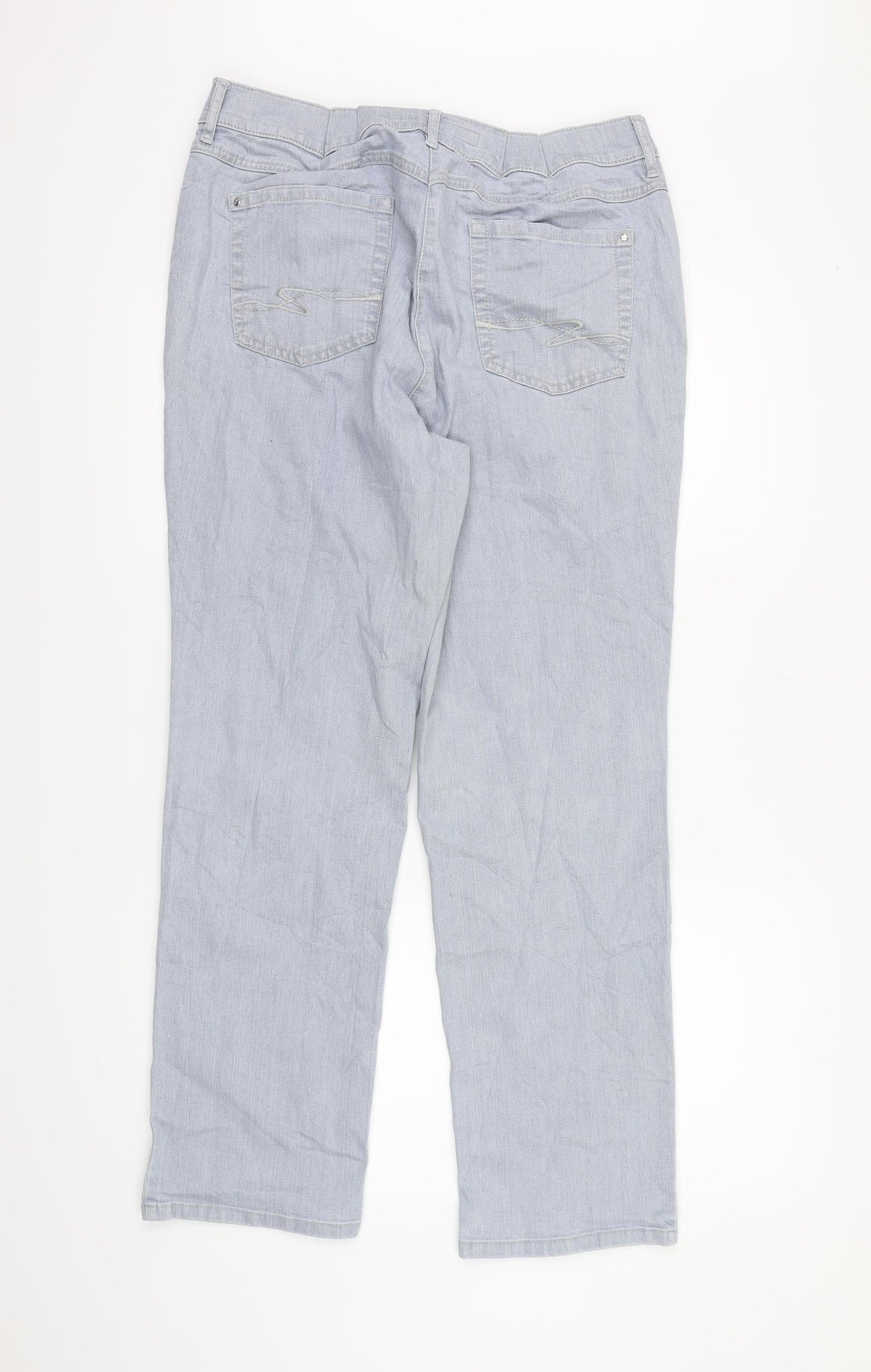 ZERRES Womens Blue  Denim Straight Jeans Size 20 L27 in