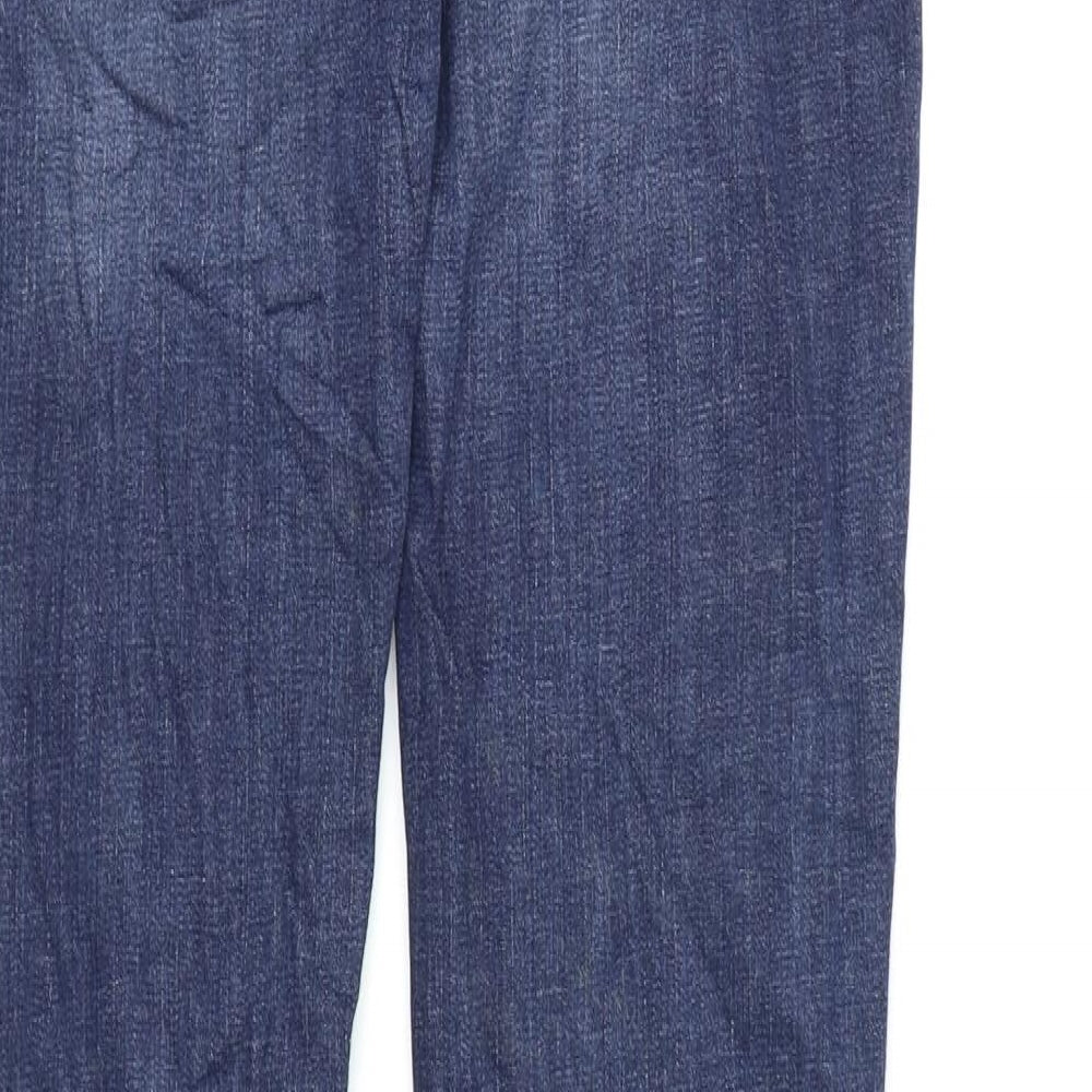 Topshop Womens Blue  Denim Skinny Jeans  L34 in