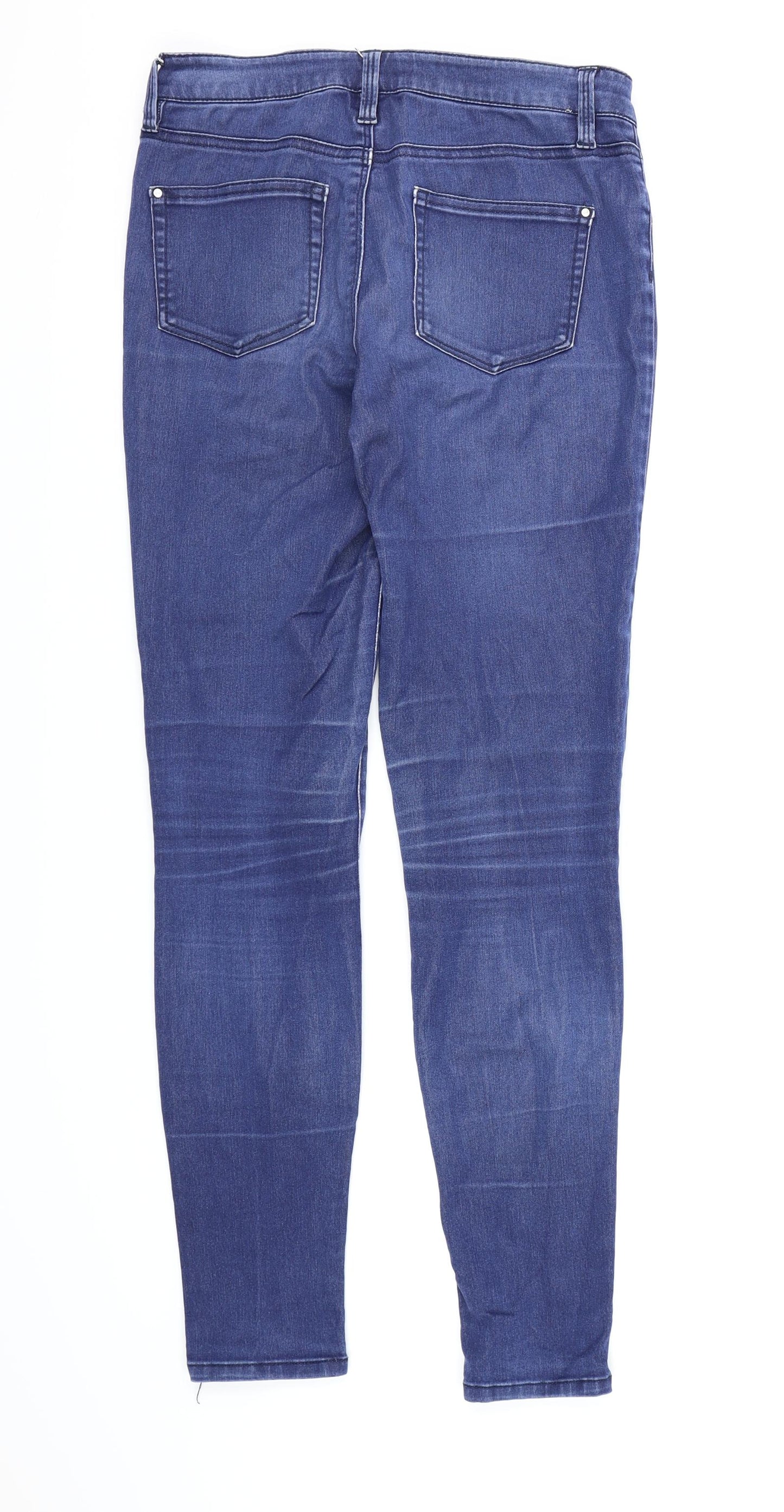 Waredenim Womens Blue  Denim Skinny Jeans Size 10 L27 in