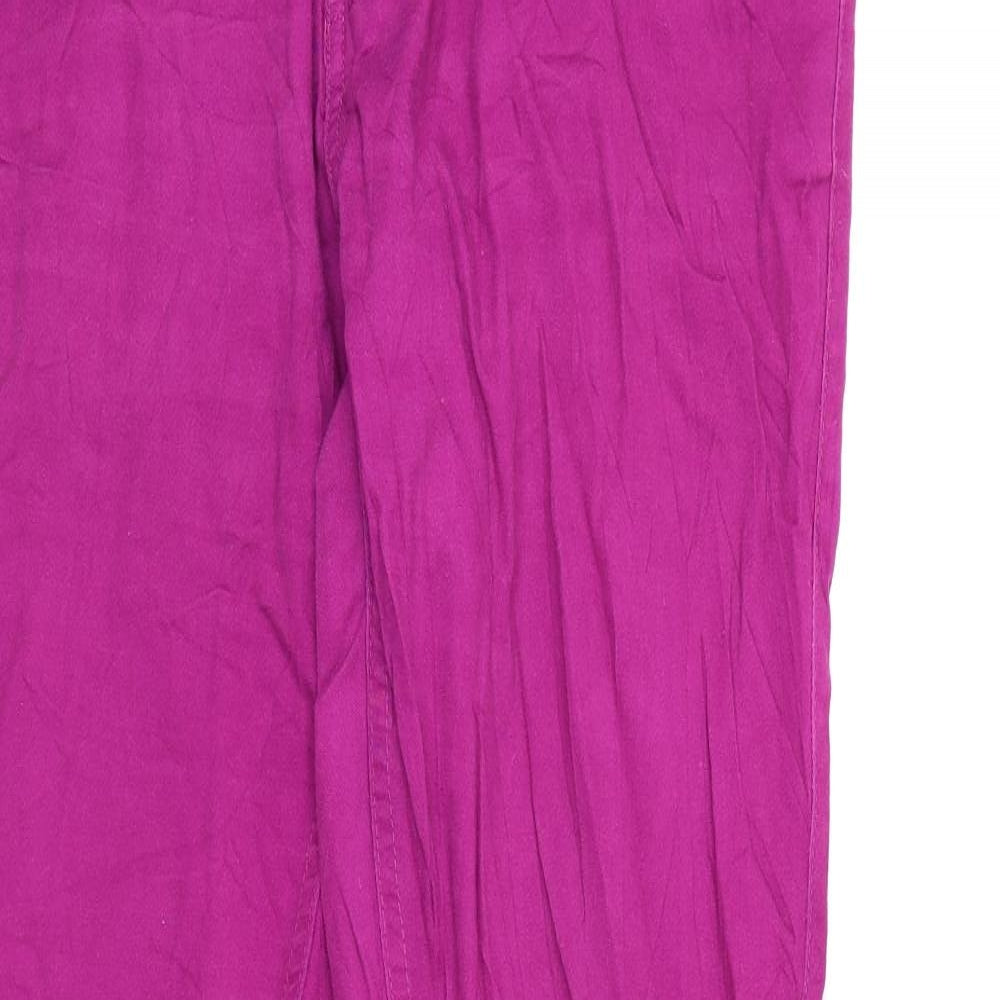 Janina Womens Purple   Trousers  Size 14 L30 in