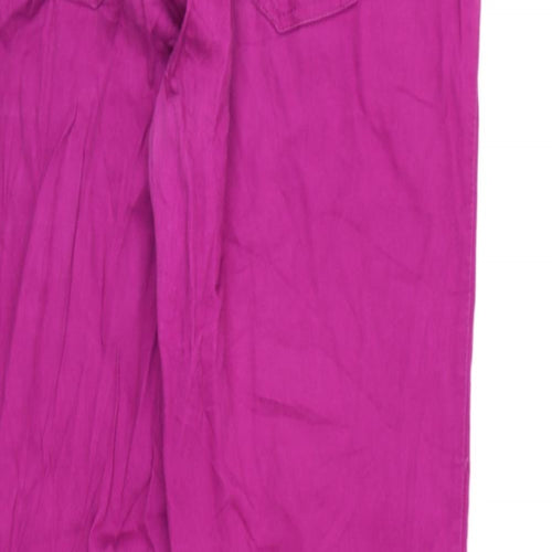Janina Womens Purple   Trousers  Size 14 L30 in